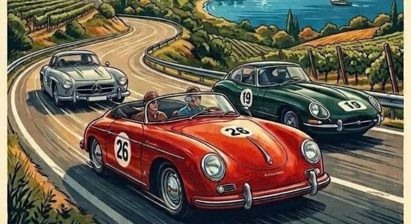 Veterán autók lepik el a hétvégén Veszprém megyét, több oldtimertúra is ide vezet (képek)