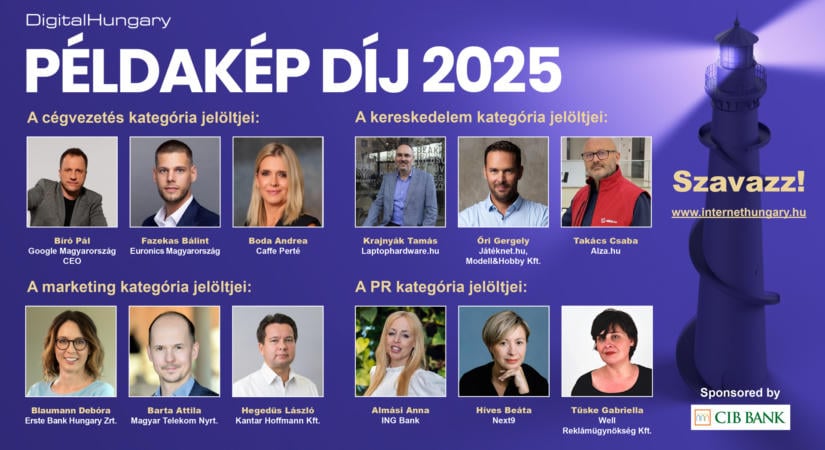 Íme a Példakép díj idei döntős mezőnye – most a közönség szavazatai dönthetnek a nyertesekről