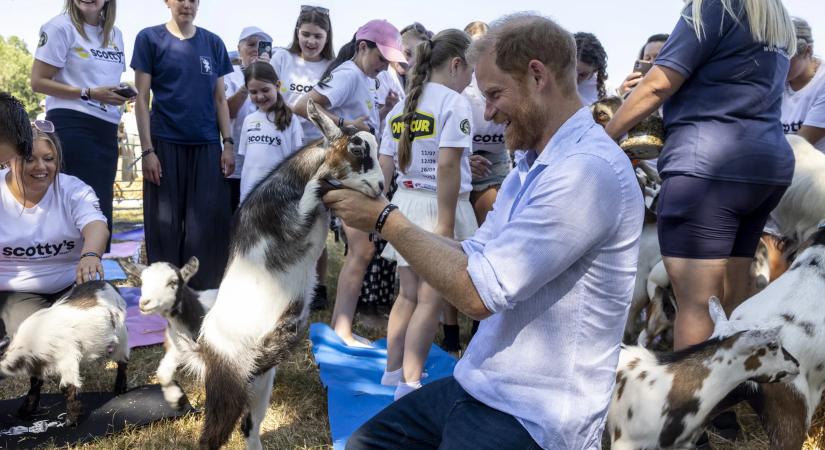 Harry herceg több mint egy órát töltött Károly királlyal