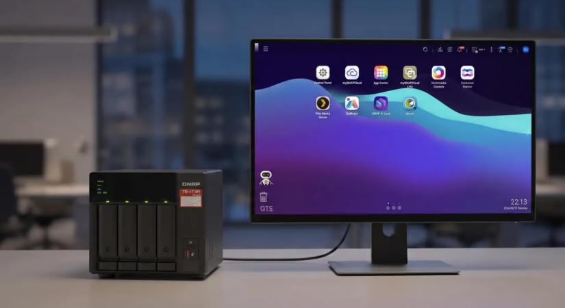 Folyamatautomatizálás egy QNAP TS-473A NAS-on