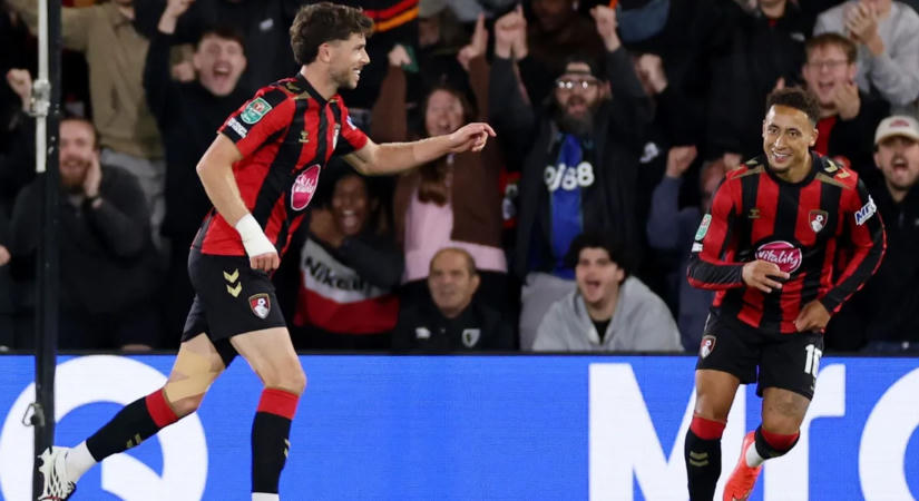 Angol Ligakupa: Tóth Alexszel jutott tovább a Bournemouth