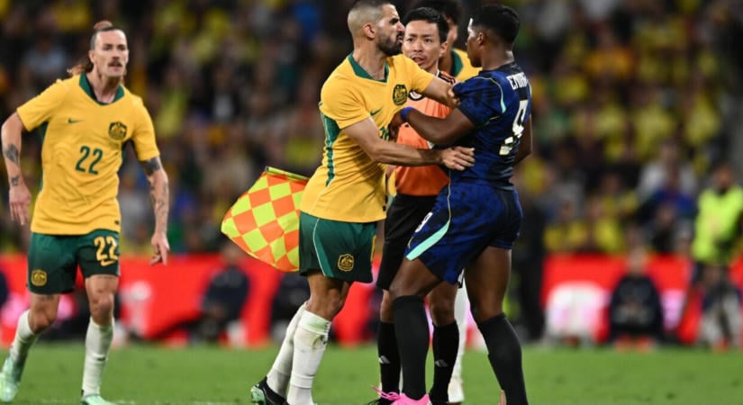 Olyan balhé volt a brazilok meccsén, mint a magyar-ukránon