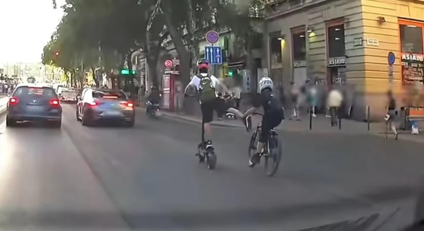 Életveszélyes vontatások a fővárosi forgalomban – videóval
