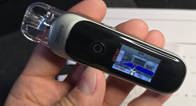Természetesen már egy vape-en is lehet futtatni a Doomot