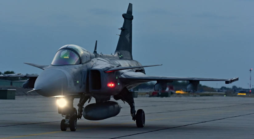 Gripen-baleset: a sérült vadászpilóta hazatérhetett a kórházból