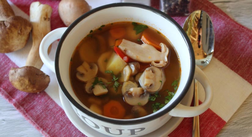 A család nagy kedvence lesz ez a gombaleves – recept