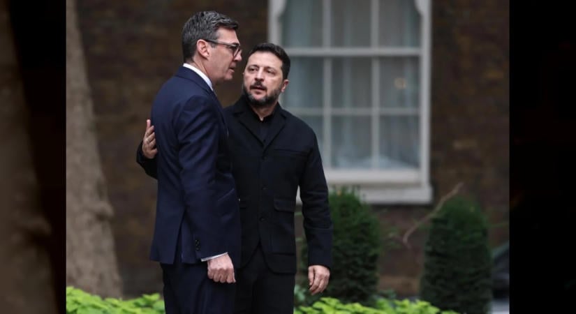 Volodimir Zelenszkij Londonban tárgyalt a tűzszüneti lehetőségekről