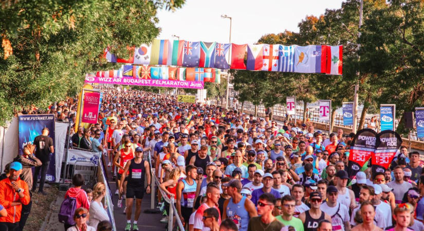 Közel 50 percig tart majd a rajt: minden rekordot megdöntött az idei Wizz Air Budapest Félmaraton