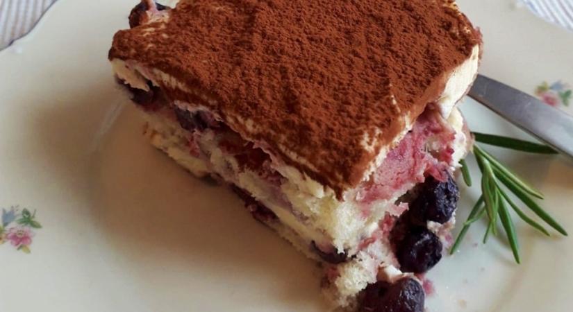 Áfonyás tiramisu – Hűs finomság forró napokra