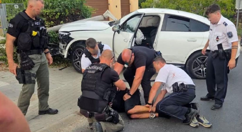 Lövések és autósüldözés Veszprémben – négy rendőr sérült meg, mire elkapták az ámokfutót