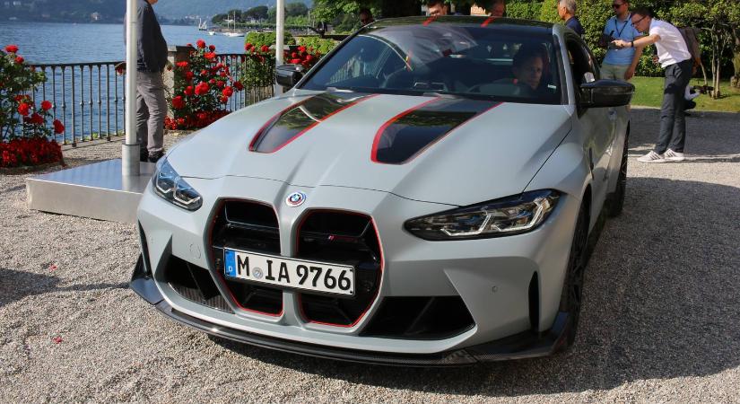 A BMW M4 CSL 297 km/h-ig gyorsul a nedves Nürburgringen
