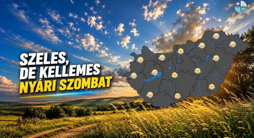 Szeles, de kellemes nyári szombat