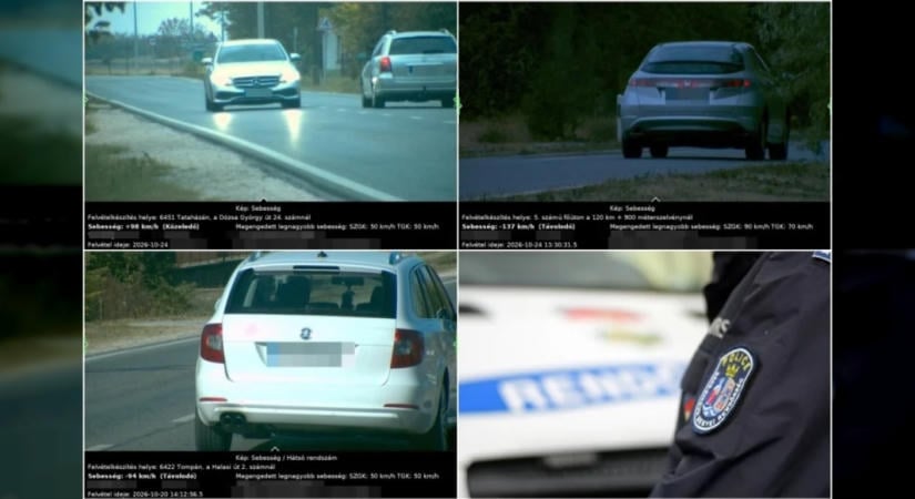 Fokozott rendőri jelenlét lesz a hétvégén Bács-Kiskun megye útjain a megemlékezések miatt