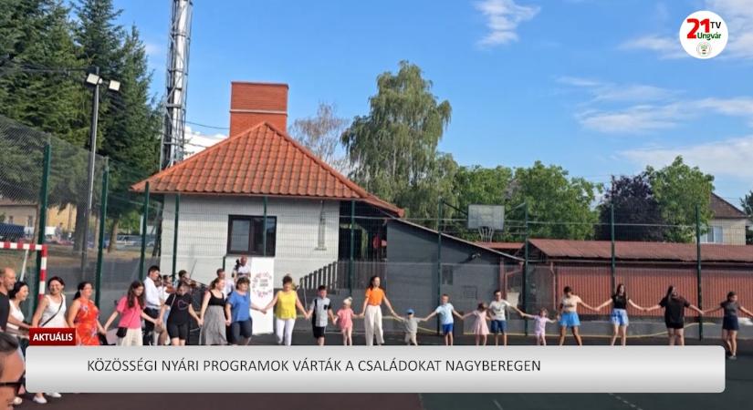 Aktuális (2026.07.23) Közösségi nyári programok várták a családokat Nagyberegen (videó)