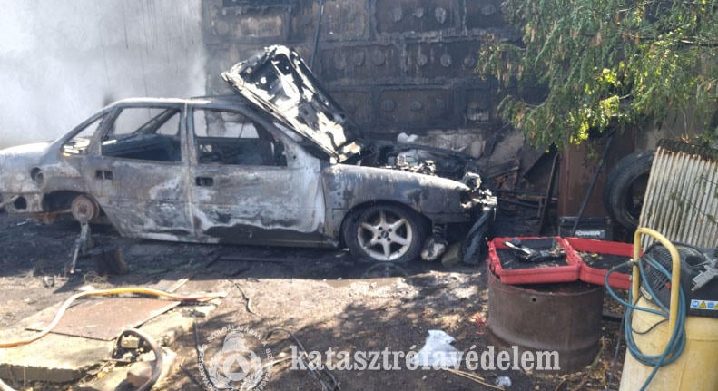 Hegesztésből lett kiterjedt tűz Békésen
