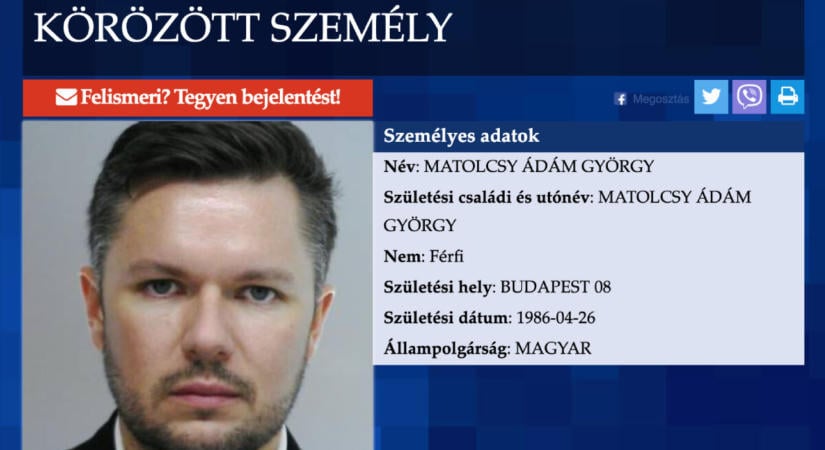 Nemzetközi elfogatóparancsot adtak ki Matolcsy Ádám ellen