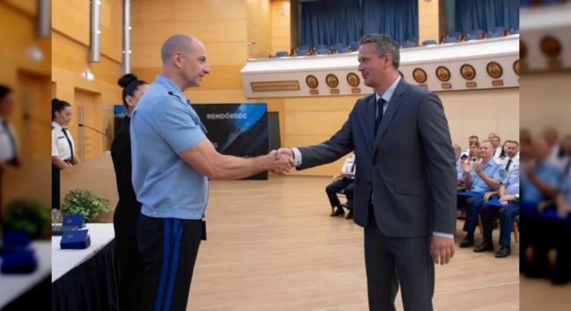Országos elismerésekben részesültek a Tolna vármegyei rendőrök