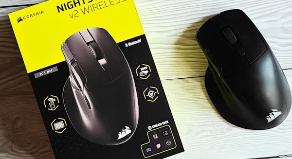 Corsair Nightsword V2 Wireless egér teszt