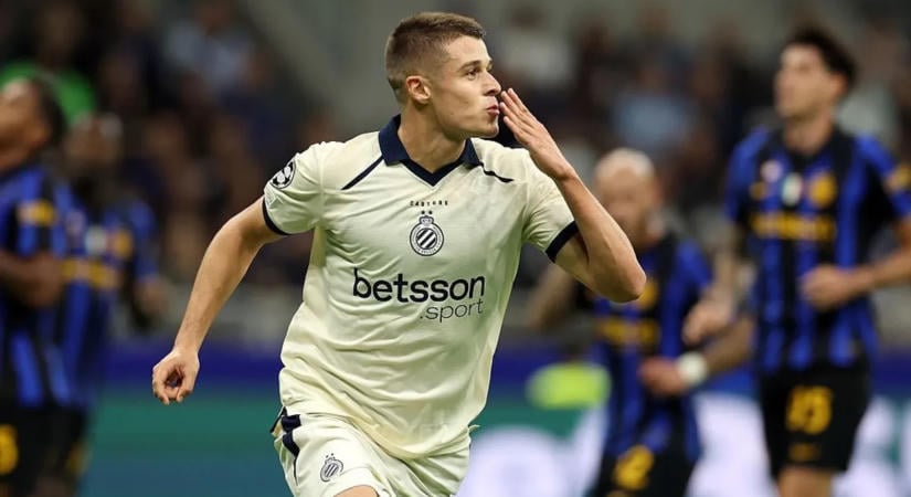 „Számomra ez egy derbi volt” – hatalmas Milan-drukker az Inter ellen triplázó bruges-i