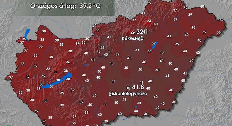 A hőség minden eddigi rekordot felülírt