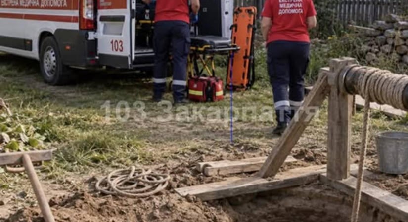 Súlyos baleset a Técsői járásban: hatméteres kútba zuhant egy 33 éves férfi