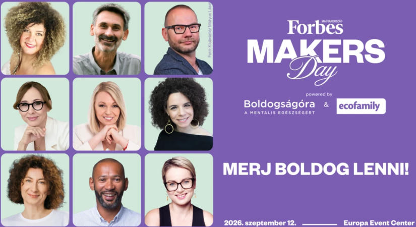 Merj boldog lenni – Forbes Makers Day 2026 a mentális jóllétért