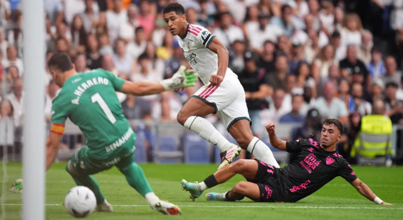 Bellingham kezdte a gólgyártást, a Real Madrid kiütötte otthon a Málagát