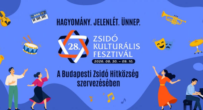 Mintegy 30 programmal várja a közönséget a 28. Zsidó Kulturális Fesztivál