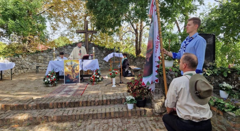 Szent Mihály tisztelete a magyarszőgyéni ősi templom romjainál