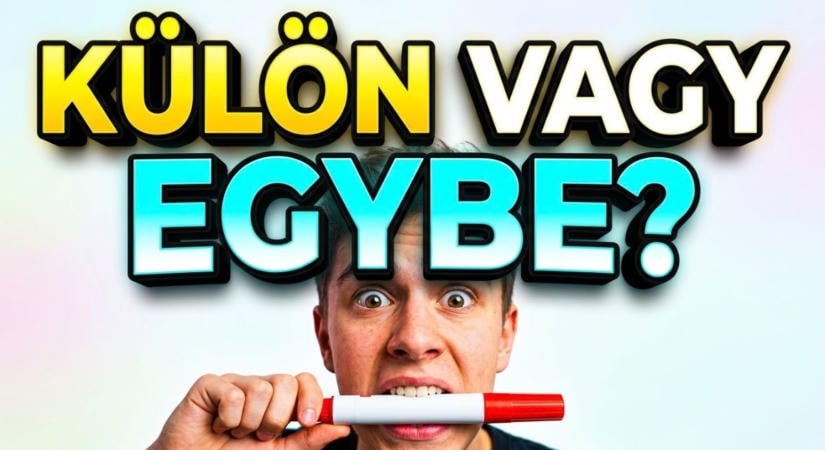Helyesírás kvíz: Jókedvű vagy jó kedvű? Külön vagy egybe írjuk? Lássuk, hányat tudsz!