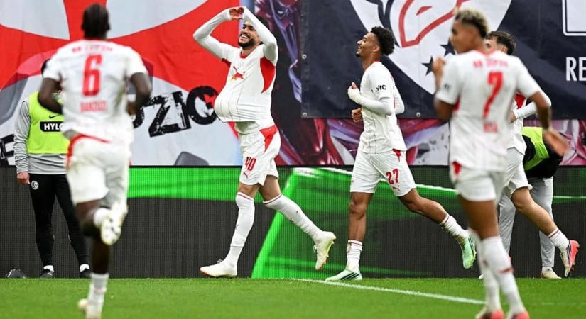 Az Orbánnal felálló Leipzig leiskolázta az Elversberget, Schäfer piros lapot harcolt ki az Augsburg ellen