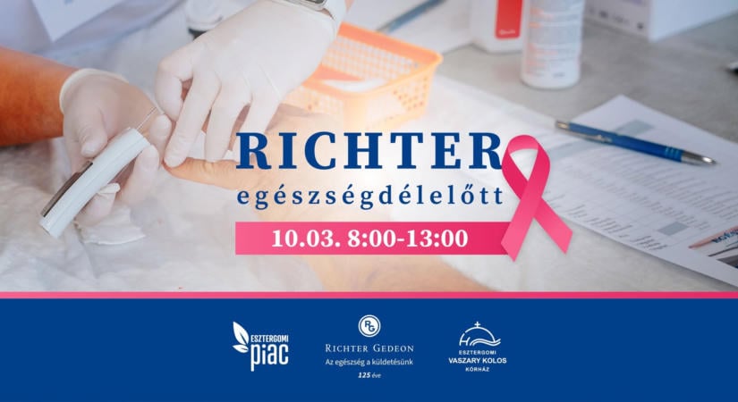 Richter Egészségdélelőtt az Esztergomi Piacon
