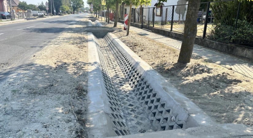 Csapadékvíz gazdálkodás Ágasegyházán, projektzárás