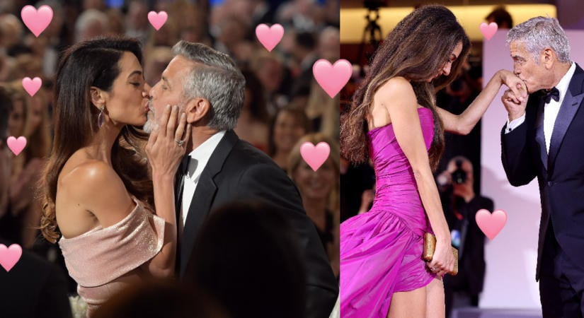 Amal és George Clooney romantikus pillanatáról beszél mindenki
