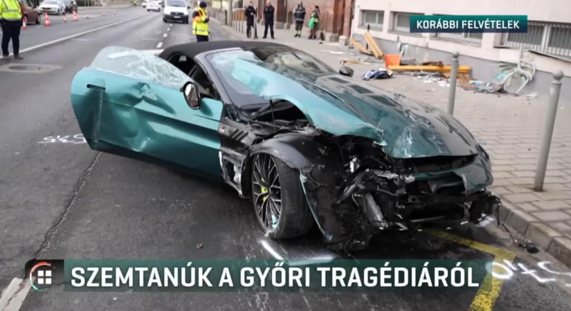 „Szerintem ő nem fogta fel” – szemtanú vallott a győri Aston Martinos gázolásról