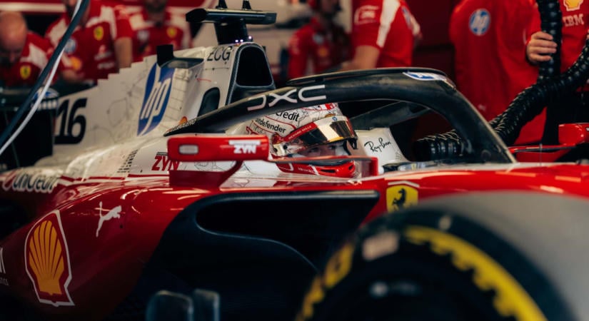 Leclerc óvatosságra int a Ferrari pénteki elsősége után
