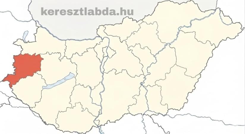 Földrajz feladat: Dunántúl nyugati széle, ráböksz erre a piros foltra névtelenül?