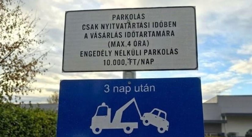 Figyelem! Egy 10-esbe is fájhat, ha négy óránál tovább parkolsz a Tesco-nál!