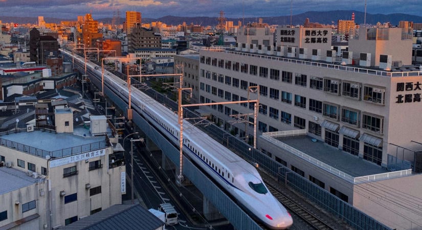 Így éltünk át egy földrengést Japánban, egy vonaton utazva