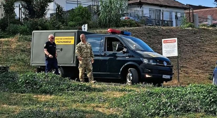 Robbanótest került elő a víz mélyéről Ercsinél – Erre figyelmeztet a hatóság