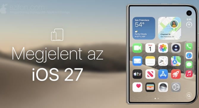 Megjelent az iOS 27 – Siri AI, AI az appokban, Liquid Glass csúszka, egyebek