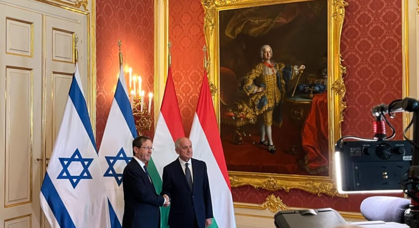 Baka András köztársasági elnökkel találkozott Jichak Herzog Izrael államelnöke