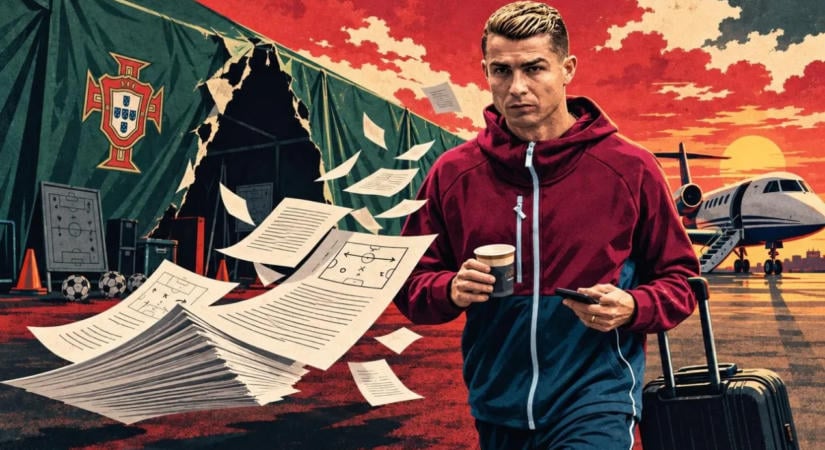Cristiano Ronaldo elhagyta a portugál edzőtábort