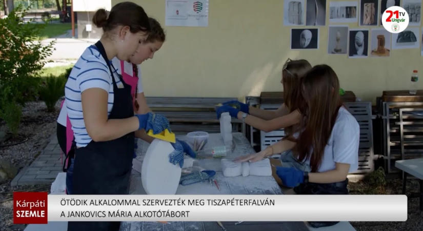 Ötödik alkalommal szervezték meg Tiszapéterfalván a Jankovics Mária Alkotótábort (videó)