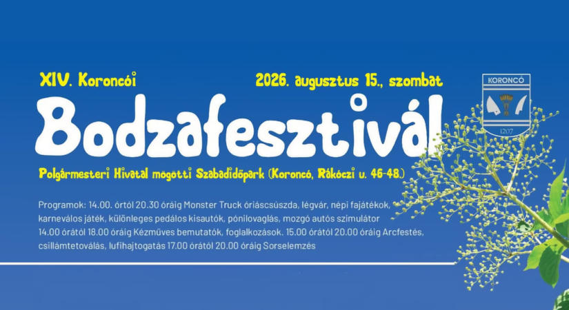 Koroncói Bodzafesztivál 2026