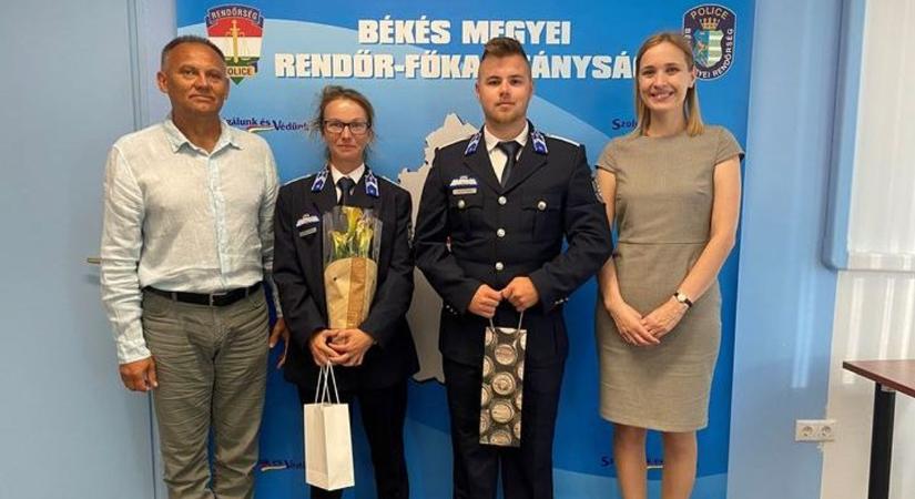 Elismerték a csabai rendőrök munkáját