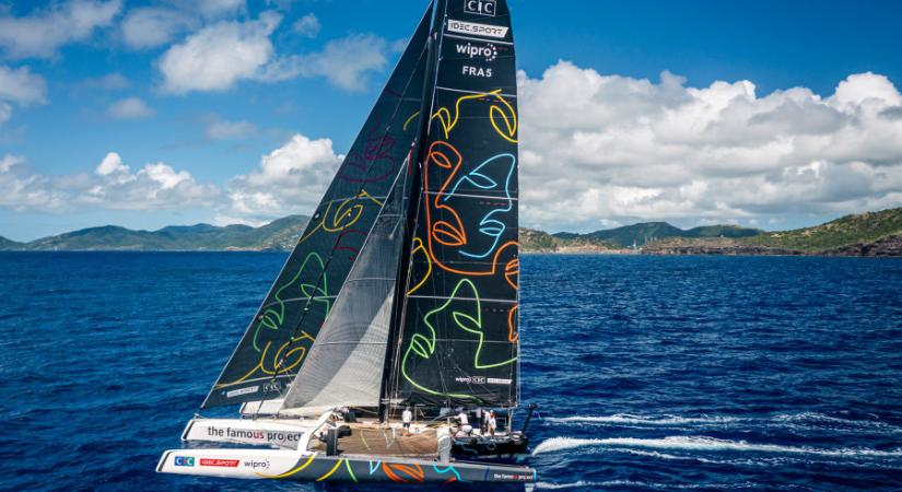 A The Famous Project MOD70 - es trimaránja, elindult Portimao felé az Atlantic Return Challenge - n