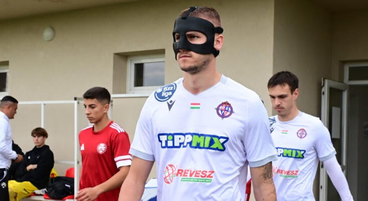 A látása is veszélybe került, két góllal tért vissza a Nyíregyháza támadója
