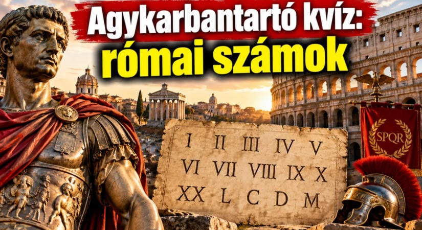 Agykarbantartó kvíz: római számok