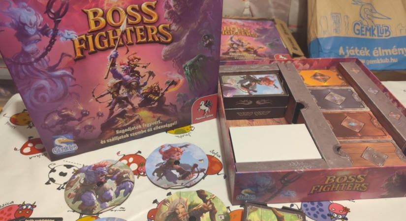 Boss Fighters társasjáték bemutató